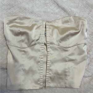 Abercrombie & Fitch Strapless Cream Dress